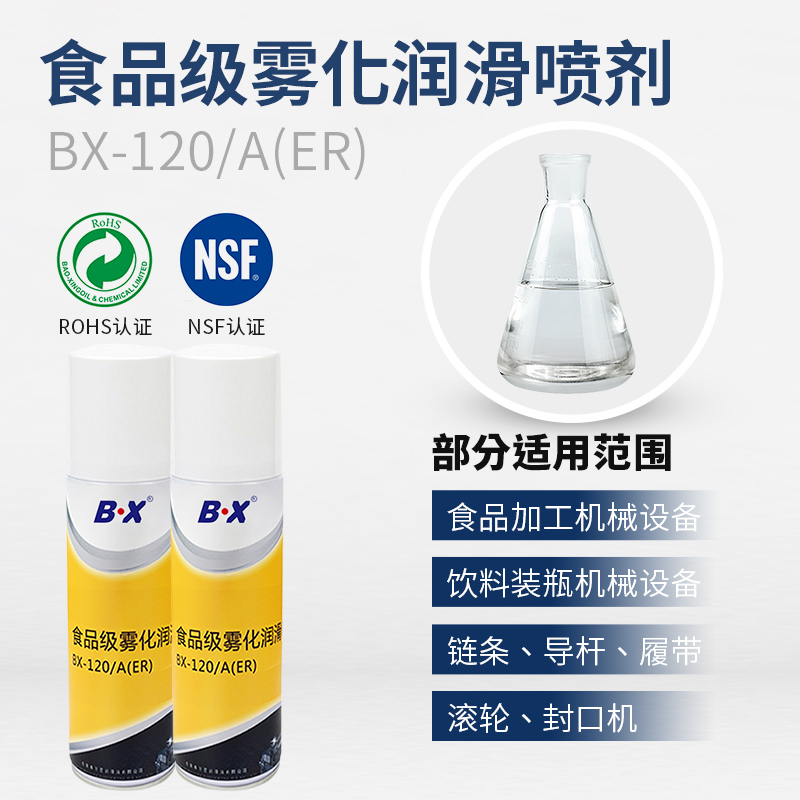 食品級(jí)霧潤滑噴劑BX-120/A(ER)